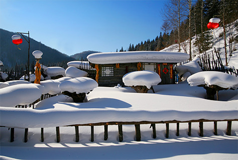 중국 눈꽃마을2 中 雪 2