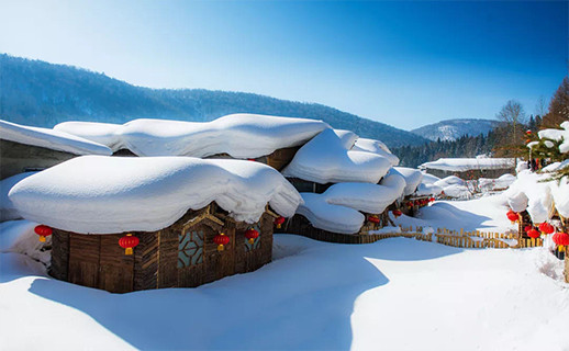 중국 눈꽃마을3 中 雪 3